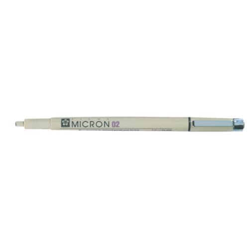 Fineliner sakura pigma micron 02 0.3mm zwart