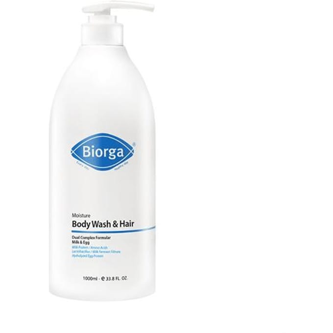 [Biorga] Gel Douche Hydratant Corps & Cheveux 1000ml white