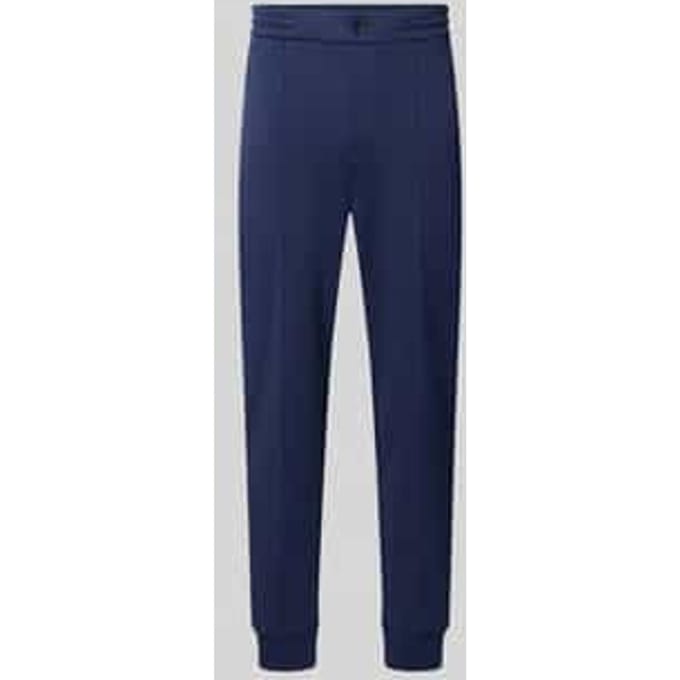 Loose fit sweatbroek met gestikt logo model 'MESH FACE'