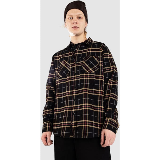 Volcom Netastone Flannel Shirt zwart