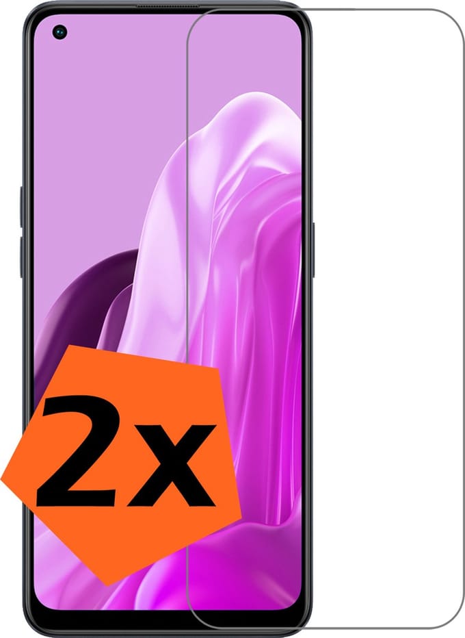 Screenprotector - 2 Stuks - Geschikt voor OPPO Reno 7 - Extra Sterk - Gehard Glas - Beschermglas - Tempered Glass - Screen Protector