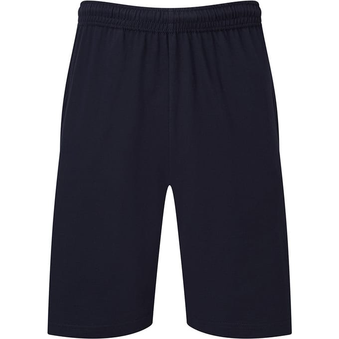 Fruit of the Loom Heren Iconic 195 Jersey Shorts (Deep Navy)