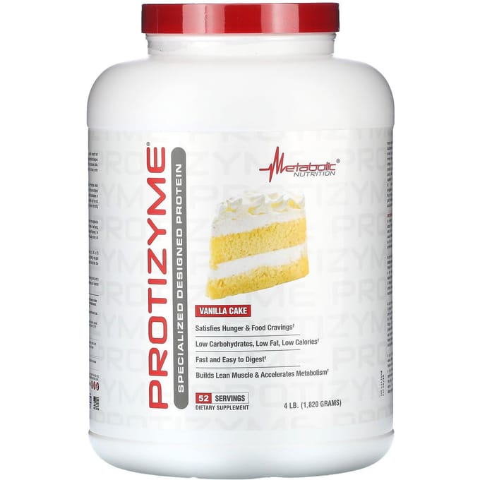 Protezyme, Speciaal Ontworpen Eiwit, Vanillecake, 1.820G (4lb)