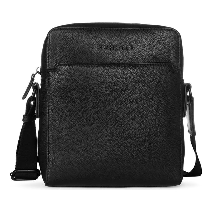 bugatti schoudertas Black Crossover Bag Black zwart