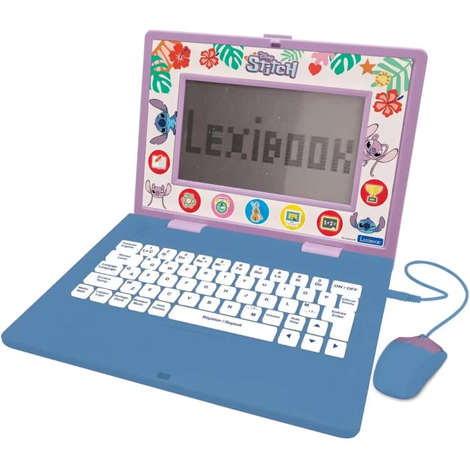 Ordinateur portable éducatif bilingue Stitch (EN/FR)