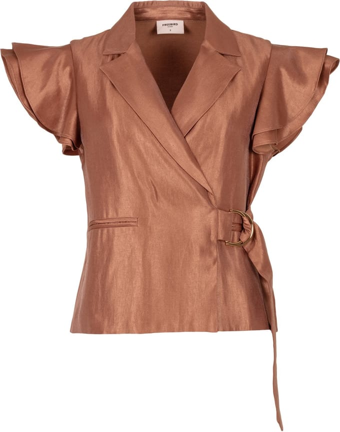 Freebird - Blouse Bruin Freebird Blouse Bruin Brightly