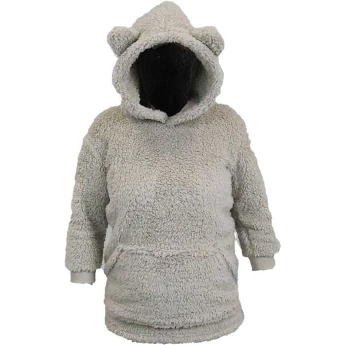 Unique Living hoodie kids pippa chateau grey -50x70cm