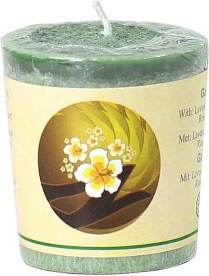 Chill-out geurkaars Garden stearine - 4.5x4 cm (3 stuks)