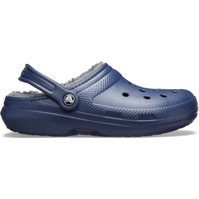 Crocs - Classic Lined Clog - Instap Sandaal - 37 - 38 - Blauw