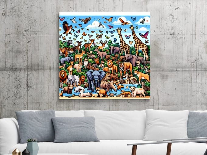 Kunstprint | Wanddecoratie | Dibond | 50 × 50 cm