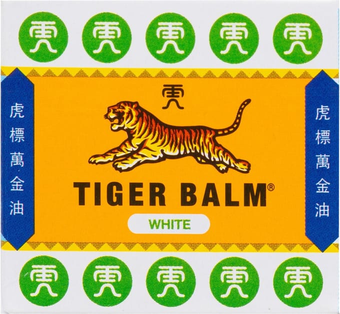 3x Tijgerbalsem Tiger Balm Wit 19 gr