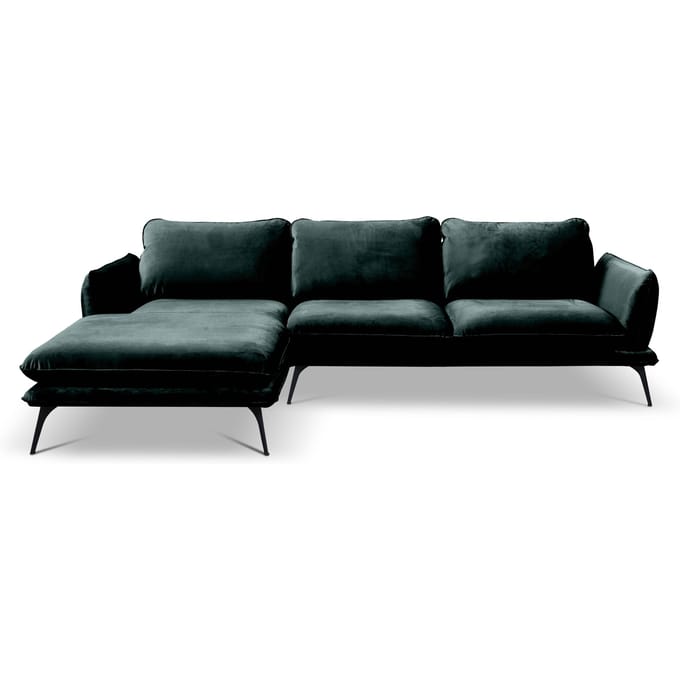 Hoekbank Piemonte links velvet | NADUVI Collection