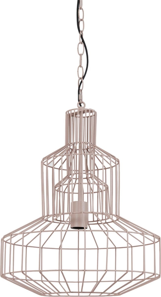 Light & Living Hanglamp Fynn - 40cm - Lichtbruin