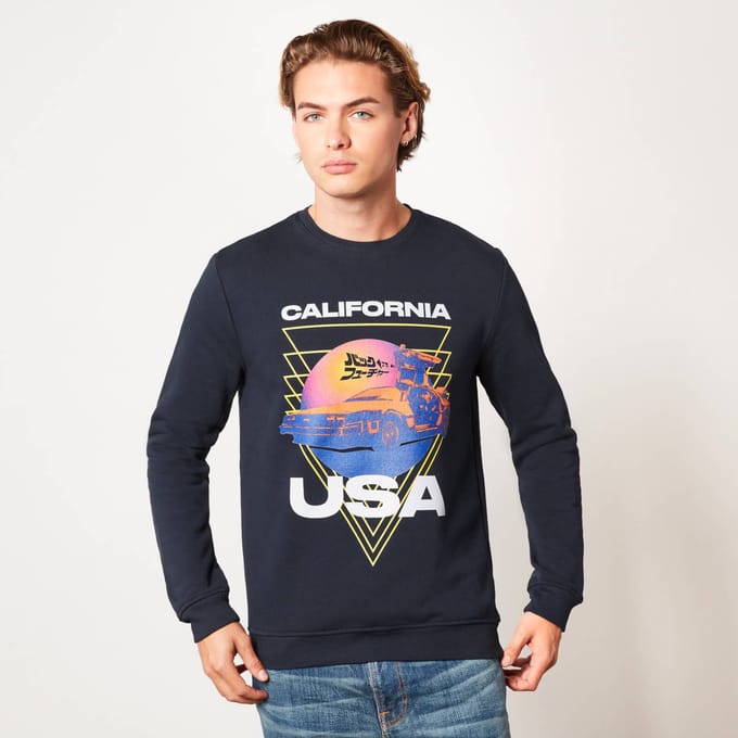 Back to the Future Tri Sunset Unisex Sweatshirt - Blauw - XXL