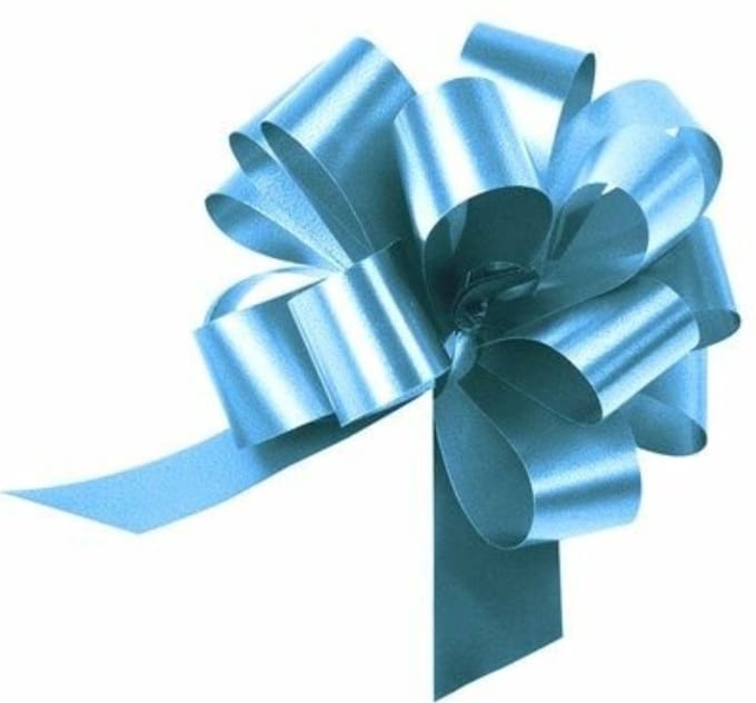 Trekstrik Lichtblauw Groot - 150 mm - Cadeau Accesoires