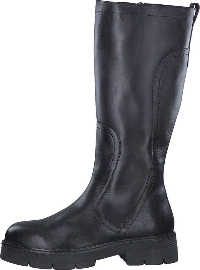 MARCO TOZZI MT Vegan and Feel Me insole Dames Long Boot Flat - BLACK - Maat 42