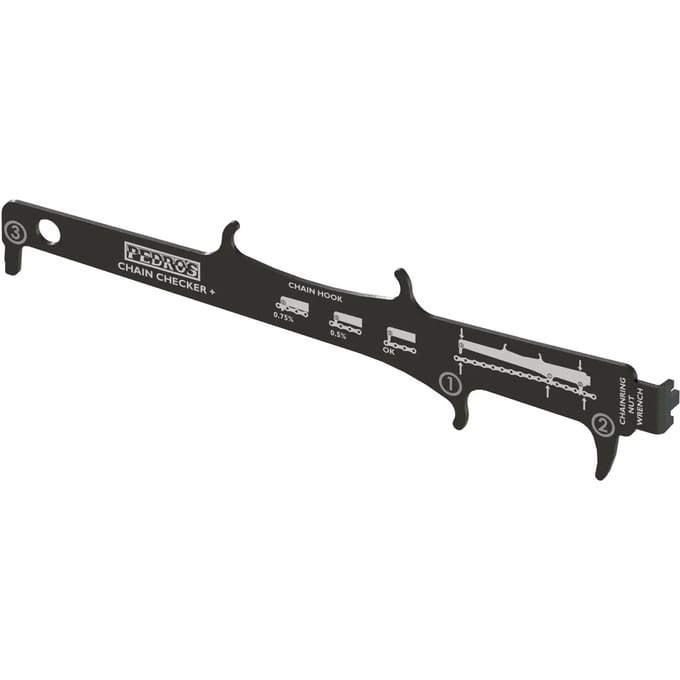 Pedro´s Checker Plus Ii Kettingslijtagemeter Zwart