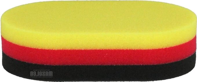 Wax Applicator Spons - Polijst Spons - Auto Poetsen - Flexibel Ontwerp - 2 Stuks - Zwart