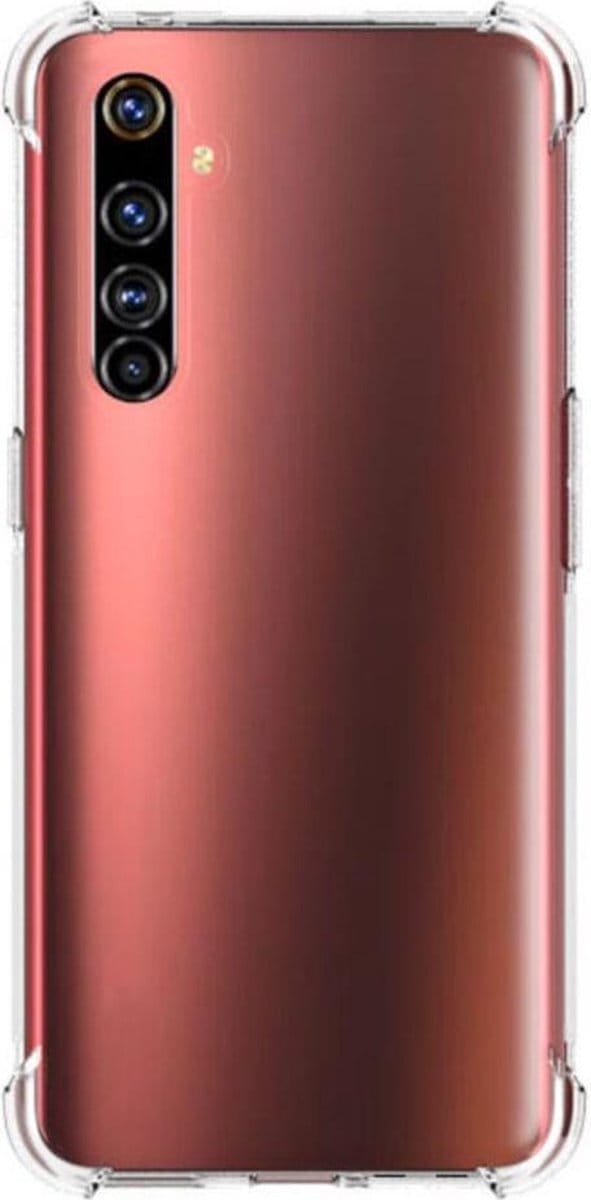 Shop4 - Realme X3 SuperZoom Hoesje - Zachte Back Case Transparant