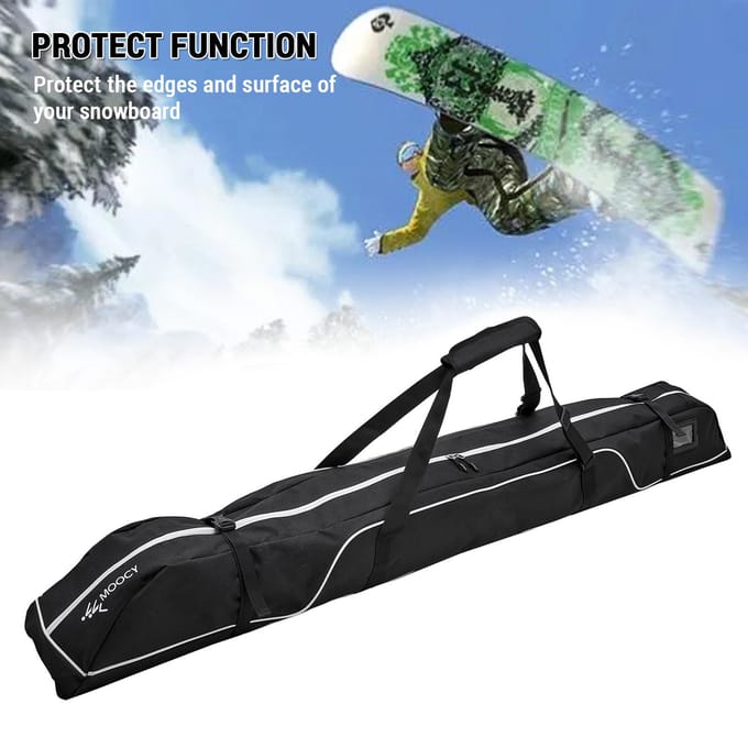 Reis-snowboardtas Waterdichte skitas Opbergtas voor ski-uitrusting L zwart