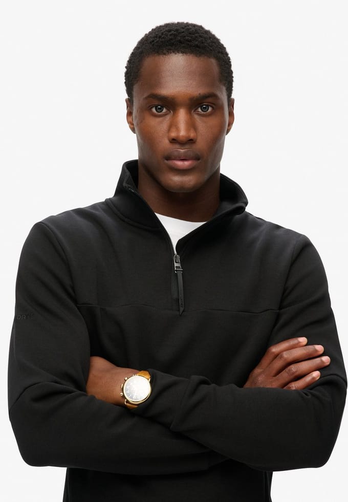 Superdry Tech Half Zip Sweater Heren - Maat L