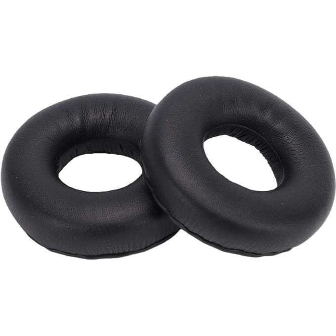 Pads d'oreilles de remplacement compatibles avec les casques WH CH520 CH500 CH510 Cuir protéiné Éponge à mémoire de forme Coussinets d'oreilles pour casque black