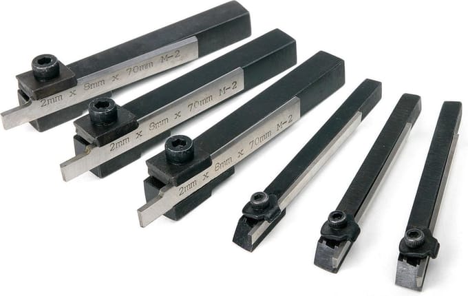 HBM 8 mm Afsteekhouder met HSS mes Model 1