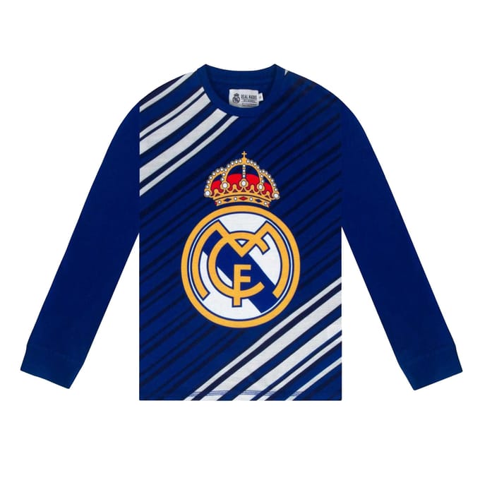 Real Madrid CF Boys Long Pyjama Set 9-10 Years bleu