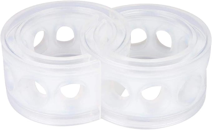 Dailygoods- Kussen 2 Stuks - Transparant - Tpe - Schokdemper
