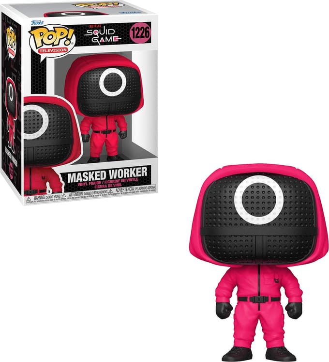 Funko POP! Squid Game Verzamelfiguur - Red Soldier (Mask) 9 cm