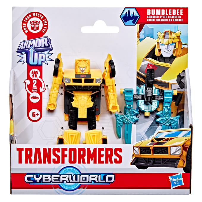 Transformers Cyberworld Armored Cyber Change Ast Actiefiguren en superhelden