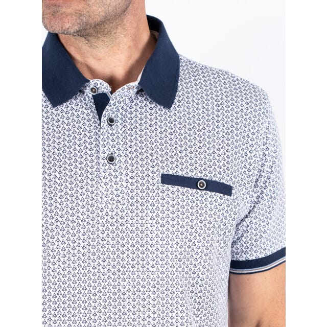 Pre End - Polo Korte mouw - Heren - L - Wit - Katoen - 27-100475