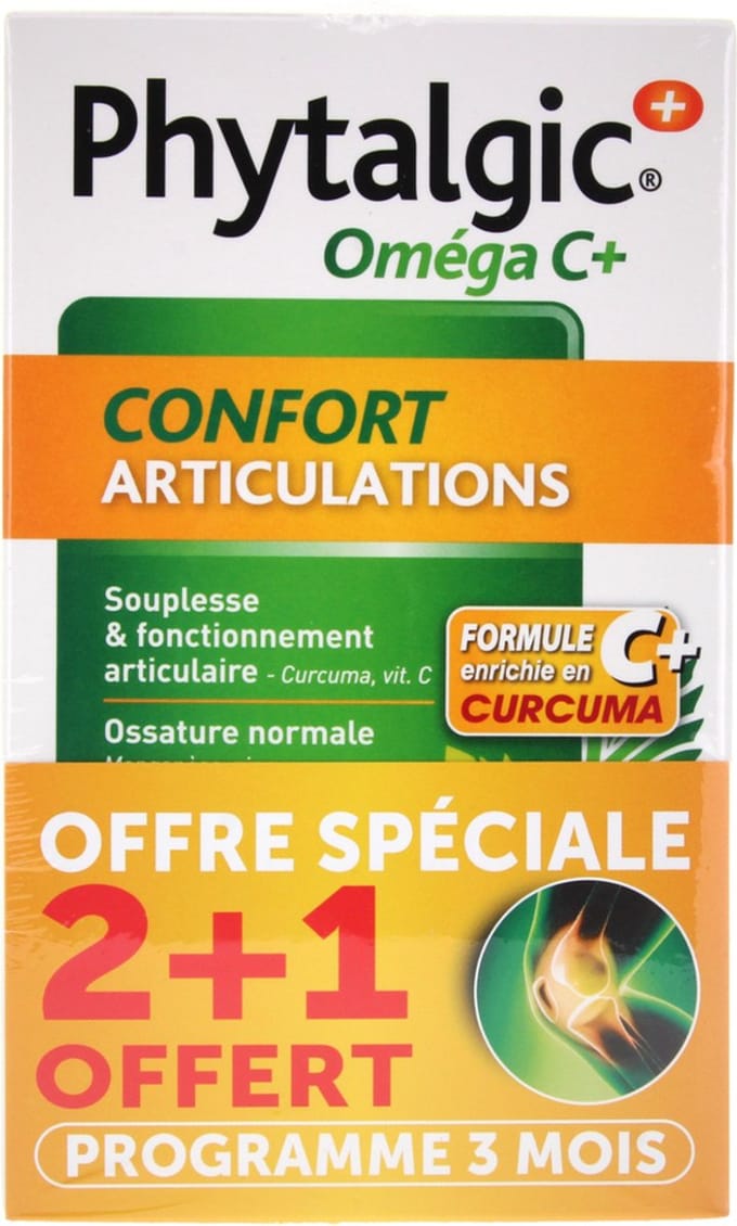 Nutreov Phytalgic Omega C+ Gewrichtscomfort Verpakking van 3 x 60 Capsules