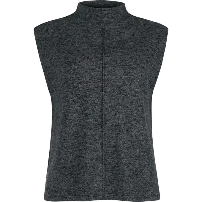 Blouse Lisca Mouwloze top met opstaande kraag ROSIE