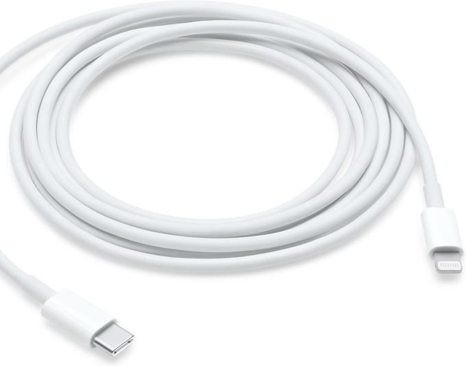 MW2R3ZM/A USB-kabel USB 2.0 USB-C stekker, Apple Lightning stekker 2.00 m Wit