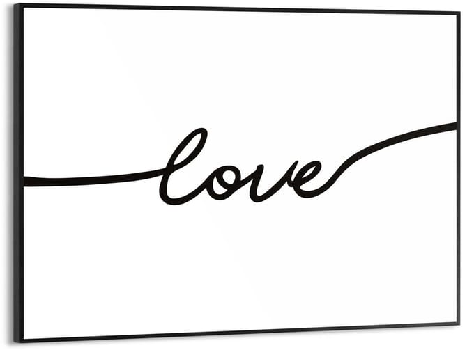 Schilderij Love - 30 x 40 - Hout - REINDERS