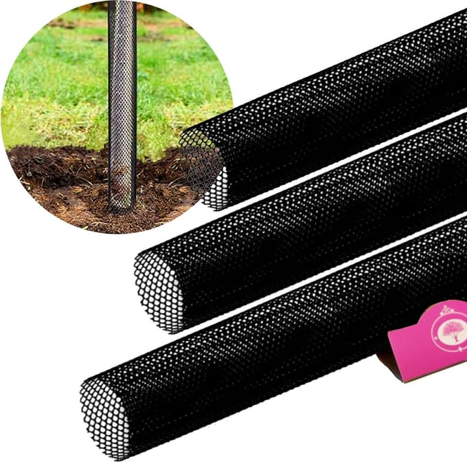Set van 9 Boombeschermers – Lengte 55cm – Diameter 11cm – Flexguard – Gaas – Bescherming
