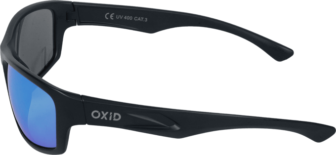 OXID 2050 Unisex Zonnebril - zwart/blauw - Standard