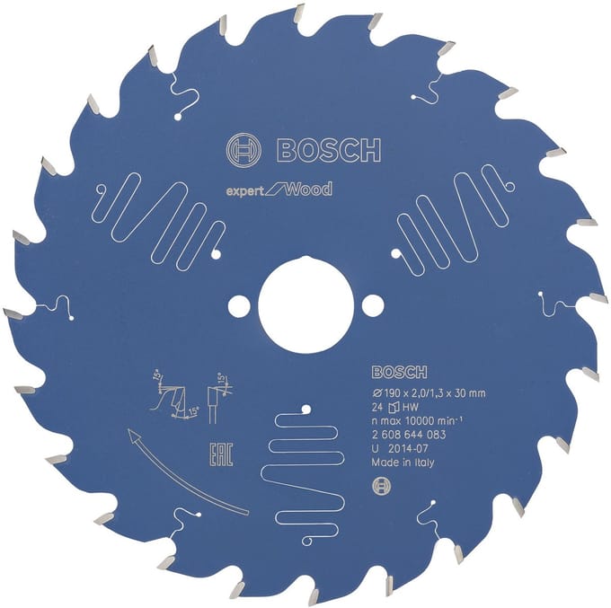 Bosch EXPERT FOR WOOD CIRCULAR SAW BLADE FOR CIRCULAR TABLE SAWS