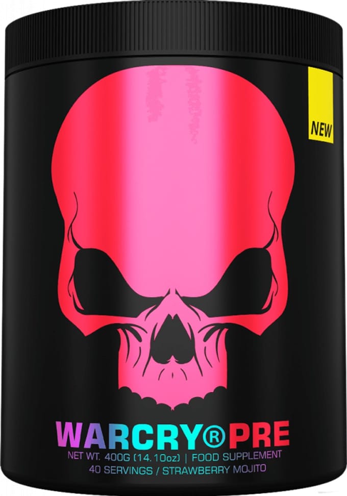 Genius Nutrition WARCRY Pre (400g) Strawberry Mojito - Pre-Workout - Pre-Workout Booster
