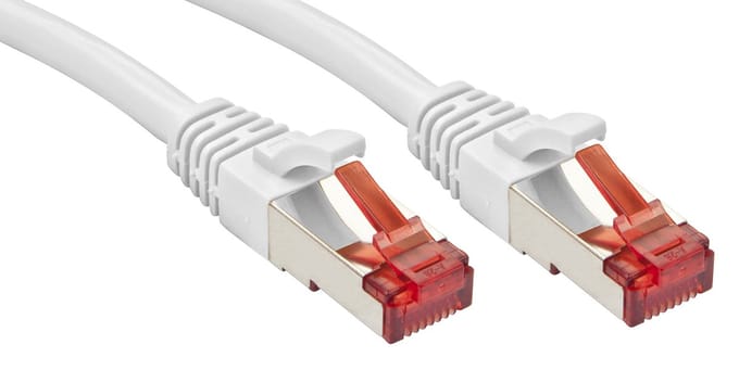 LINDY 47796 RJ45 Netwerkkabel, patchkabel CAT 6 S/FTP 5.00 m Wit Afgeschermd 1 stuk(s)