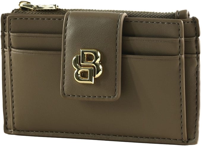 BOSS kaarthouder B Icon Card Holder Open Brown Taupe
