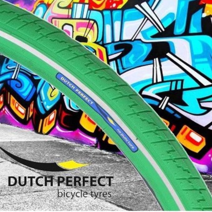 Dutch Perfect Buitenband 28 inch - 40-635 - Anti-lek - Groen