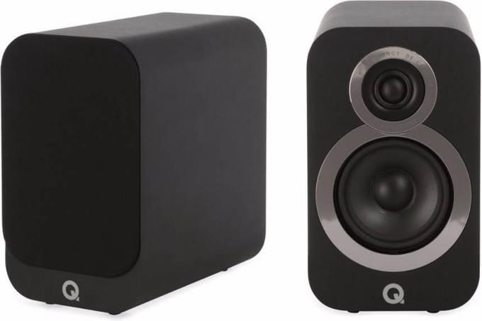 Q Acoustics 3010i - Compacte Boekenplank Luidsprekers - Zwart (per paar)