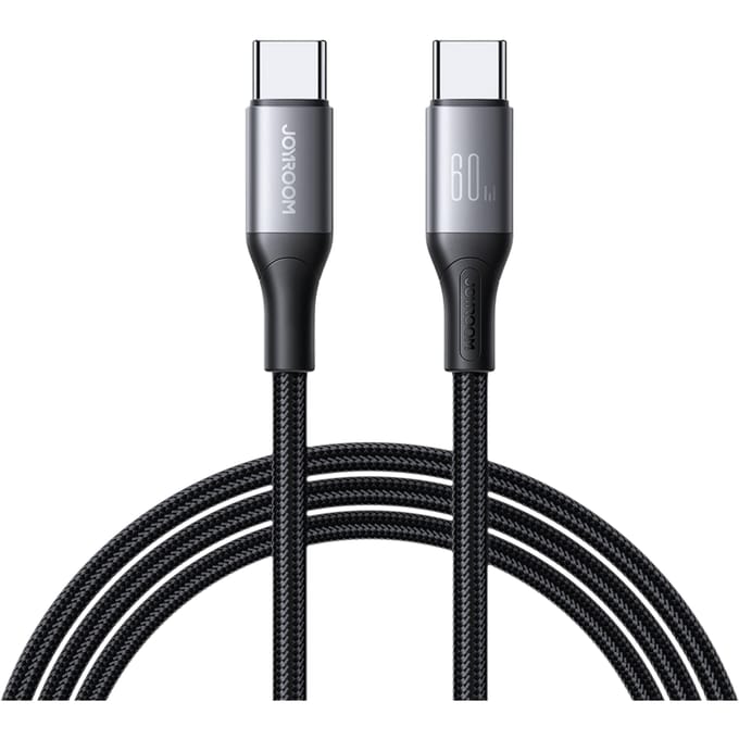 Joyroom 60W USB-C Fast Charging Data Cord Zwart 1m