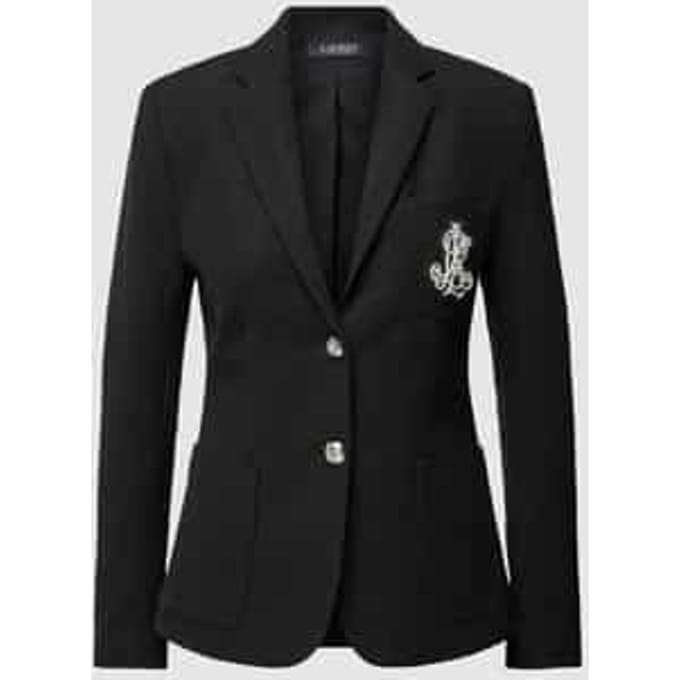 Blazer met labeldetail, model 'ANFISA'