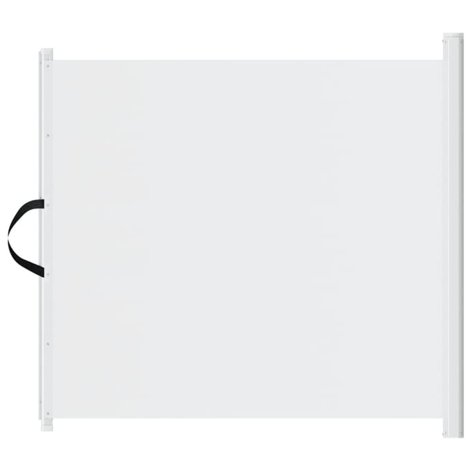 Barrière Extensible pour Animaux Blanc 117,5 x 125 cm