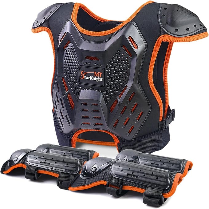 Crossmotor Bescherming Set voor Kinderen Motocross Harnachest