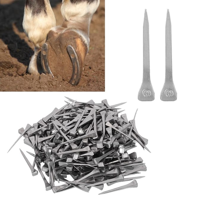 250 stuks Staal E4 Hoefnagel Paard Gereedschap Uitrusting Accessoires 4.8CM gray