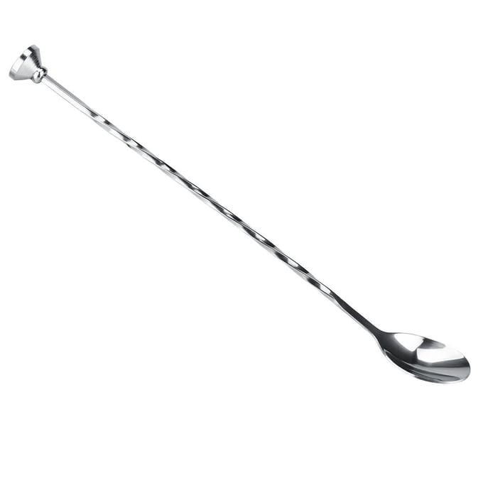 Cocktail Drink Mixer Roestvrij Staal Roeren Menglepel Pollepel Muddler Bar white